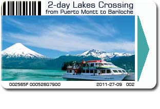 2-day lakes crossing from Puerto Montt to Bariloche